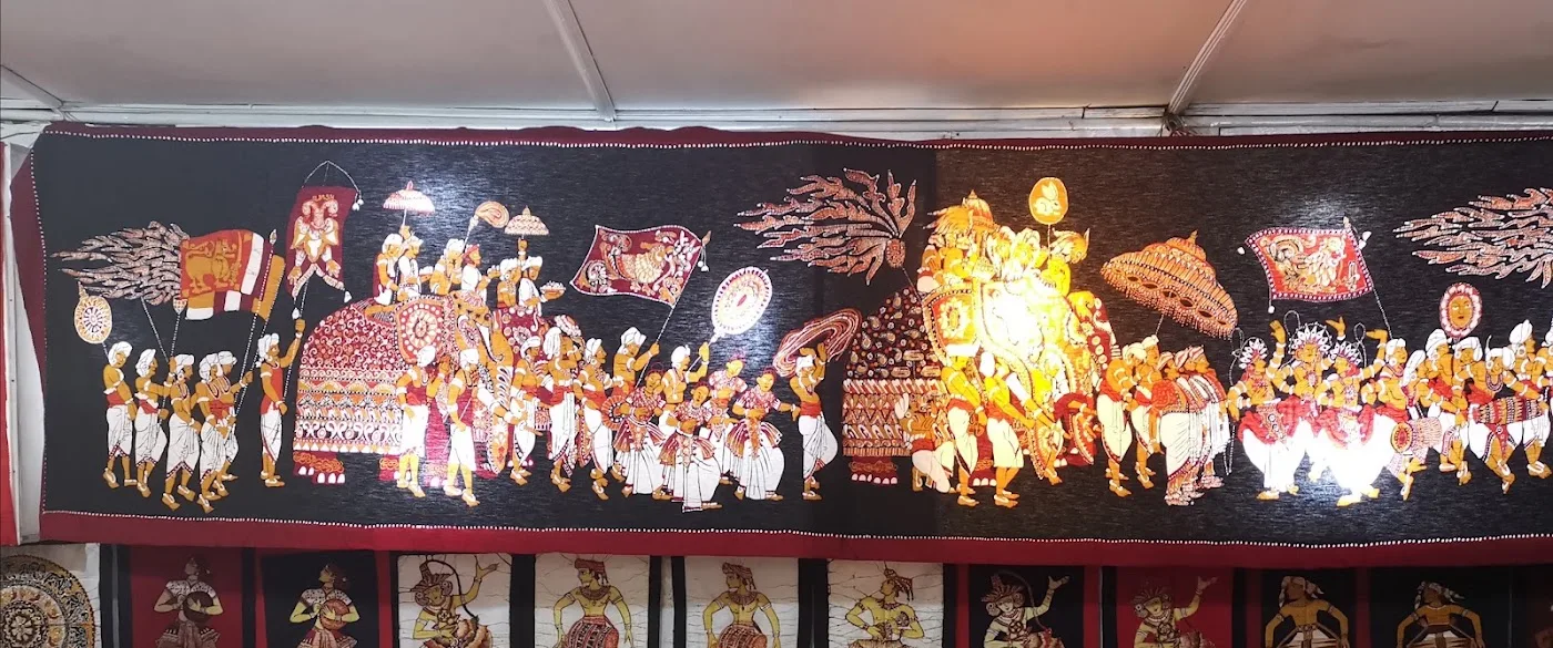 Visite d'un atelier de batik maître