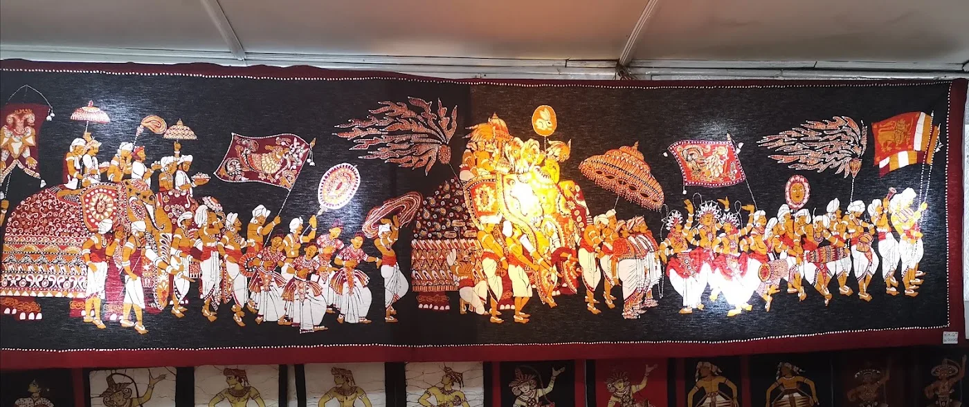 Visite d'un atelier de batik maître