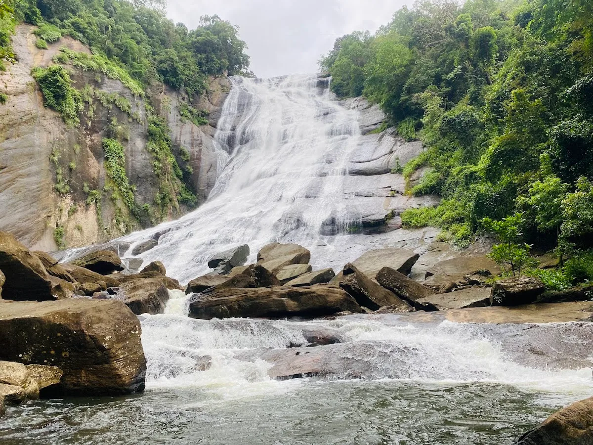 Scenic Waterfall Explore & Natural Pool Day