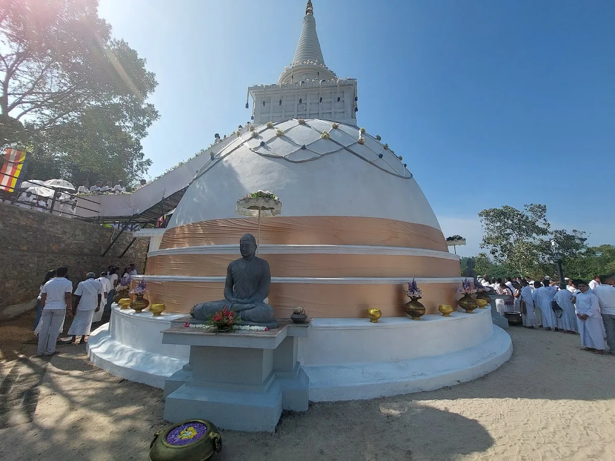 Offrande de dana au temple