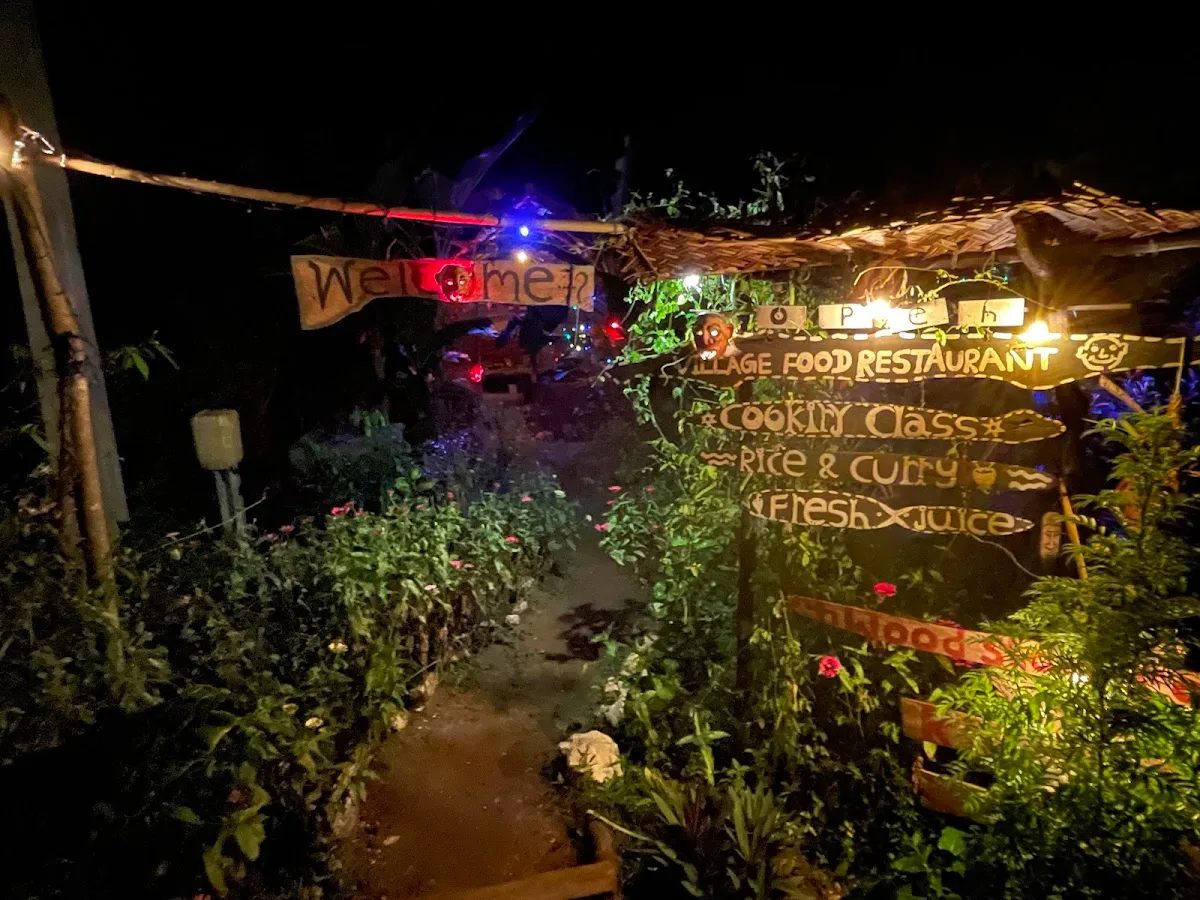 Cuisine villageoise avec une famille d'accueil